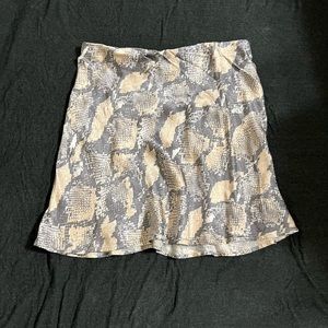 H&M Snake Print Skirt